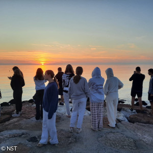 Sonnenaufgang am Strand